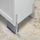 Tactix Metal Storage Cabinet with Adjustable Shelves and Sliding Doors, Steel Locking Storage Cabinet for Home, Office, Garage, Utility Room and Basement, 89W x 47D x 120H cm- 326257B