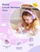 iClever Bluetooth Kids Headphones, BTH12 Colorful LED Lights Kids Wireless Headphones Over Ear with 74/85/94dB Volume Limited, 85H Playtime, Bluetooth 5.2, Built-in Mic for School/Tablet/PC
