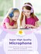 iClever Bluetooth Kids Headphones, BTH12 Colorful LED Lights Kids Wireless Headphones Over Ear with 74/85/94dB Volume Limited, 85H Playtime, Bluetooth 5.2, Built-in Mic for School/Tablet/PC
