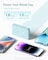 Baseus 10000mAh Magnetic Mini Power Bank, 30W PD Fast Charger with MagSafe Wireless and USB-C Cable for iPhone 16/15/14/13/12, iPads, Galaxy, Dual Device Charging, Compact Portable Charger (Blue)
