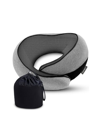 Travel Pillow   Memory Foam Neck Pillow for Comfort on Airplane   Compact and Ergonomic Design for Travel, Car Rides, and Home Use   Ideal for Adults and Kids