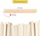 APREMONT 200 Pcs Natural Wooden Food Grade Craft Sticks - Ice Cream Stick - Popsicle - 4.5 inch Length - Suit Crafting, Stirring, Paddle, Waxing, Small Ice Pop Stick for DIY Kids Popcicle