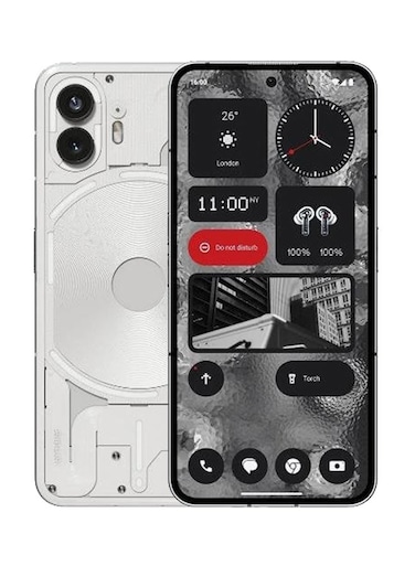 Nothing Phone (2), 12GB RAM, 512GB, 5G, White - Middle East Version (Glyph Interface, Nothing OS 2.0, 50MP Dual Camera, 6.7&rdquo; LTPO AMOLED Screen, 4700 mAh Battery, Waterproof, Android Smartphone)