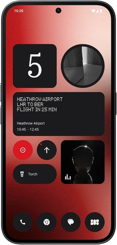 نوثينج (2a) 12 ثنائي الشريحة، 8 جيجابايت رام، 1285 جيجابايت، الجيل الخامس، أسود