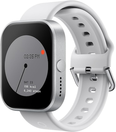 
CMF BY NOTHING Watch Pro Smartwatch,1.96P68 Water Resistant Multi-System GPS Fitness Tracker with Health Monitoring, 13Day Battery Life(Silver)