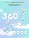iClever Kids Headphones, Bluetooth 5.4 Air Conduction Open Ear Headphones, Safe Volume 74&amp;85 dBA, Clear Audio, 360&deg; Bending, Ultra-Light Comfortable Kids Wireless Headphone for iPad/Travel/Sports
