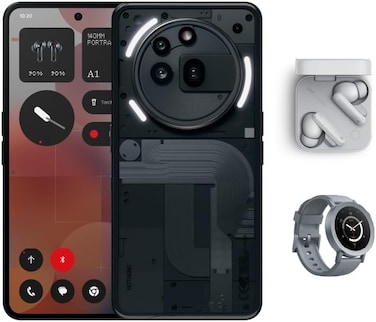 Nothing Phone (3a) Pro 5G Dual SIM Black 12GB RAM 256GB With CMF Buds And CMF Watch Pro 2