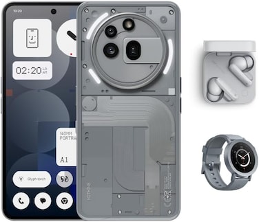 Nothing Phone (3a) Pro 5G Dual SIM Grey 12GB RAM 256GB With CMF Buds And CMF Watch Pro 2