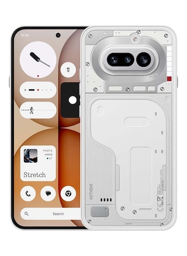Nothing Phone (4a) Dual SIM, 12GB RAM, 256GB, 5G, White - Middle East Version