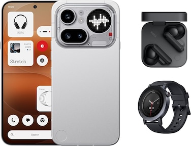 Nothing Phone 4a Pro 5G Dual SIM Silver 12GB RAM 256GB With CMF Buds 2 and CMF Watch 3 Pro - Middle East Version