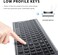 iClever BK10 Bluetooth Keyboard- Universal Wireless &amp; Rechargeable Ultra-Slim with Number Pad, Ergonomic Design, Compact Size, Stable Connection for Windows, iOS, Android - Gray Black

