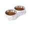 Cozy Paws Double Melamine Bowl - 28.5X13.5X6CM