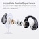 QCY Crossky C30 Open-Ear Earbuds, Bluetooth 5.4 Clip-On Headphones, Comfortable Stable Fit, AI Crystal-Clear Call, Dual-Device Connections, Waterproof Wireless Earbuds for Sports/Fitness/Running