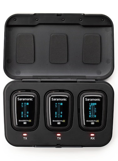 Saramonic Blink500 ProX B2 Dual-Channel 2.4Ghz Wireless Lavalier Microphone