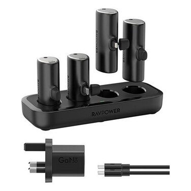RavPower RP-Pb1223 Family Charging Combo 4 X 5000mAh Power Bank With Charging Station - Black