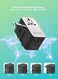 RAVPOWER&nbsp;70W 4-Port Travel Adapter with Built-in USB-C Cable, GaN 5.0 Universal Adapter, International Wall Charger with AC Outlet, 2 USB-A, USB-C
