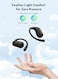 RAVPOWER RP-BH1016 Open-Ear True Wireless Bluetooth Earbuds- Black