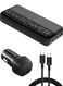RAVPOWER 20000 mAh Combo for Power Bank PB1229 + Wall charger VC1017 + Car C to C CB1021 - Black