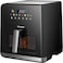 Hisense Air Fryer, 8 Liter Capacity, Black, 1700W, H09AFBKS4S (With Colorful Touch Panel And Visible Cooking Window)
