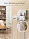 LENCENT Multi Plug Extension Socket, 4 Way Electrical Outlet Extender, Wall Charger, Universal Plug Adapter, Charging Station for Home, Office, Kitchen, Individually Switched
