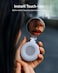 Telesin C03 Magnetic Selfie Ring Light with Mirror, 360&deg; LED Fill Light for iPhone &amp; other Phones with Magnetic Ring, 3 Color and Adjustable Height