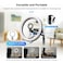 TELESIN 10-Inch Magnetic LED Selfie Ring Light with Phone Mount &ndash; Dimmable Fill Light with 1/4" Tripod Interface for YouTube, TikTok, Live Streaming &amp; Overhead Shooting (P3-FS-02)