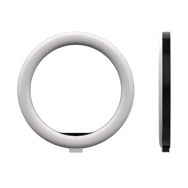TELESIN 10-Inch Magnetic LED Selfie Ring Light with Phone Mount &ndash; Dimmable Fill Light with 1/4" Tripod Interface for YouTube, TikTok, Live Streaming &amp; Overhead Shooting (P3-FS-02)