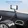TELESIN Magnetic Suction Cup Car Phone Holder P3-SUS-02 &ndash; MagSafe Compatible, 360&deg; Adjustable Magnetic Mount with Powerful Vacuum Suction for iPhone &amp; All Smartphones
