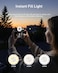 TELESIN Magnetic Flash Light, 2 IN 1 Phone Flashlight Selfie Light Compatible with iPhone Magsafe, LED Selfie Ring Fill Light with Flash Mode for Selfies/Photography/TikTok/Zoom Calls/Video Conference