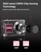 Hiseeu Wireless Security Camera Dual Lens 5G/2.4G WiFi PTZ Camera Qutdoor lP65 Waterproof Motion Tracking,Color Night Version, Plug-in Cable, No-Monthly Fees Works with Wireless Camera System