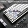 YUNZII AL80 Wireless Mechanical Keyboard, Full Aluminum CNC, Smart LCD Display, Hot Swappable Gasket 75% Layout with Knob, BT/2.4G/USB-C,QMK/VIA Support for Win/Mac (Silver, Gateron Zero Switch)