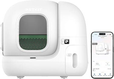 NEW VERSION, PETKIT Pura Max 2.0 Automatic Cat Litter Box, Self Cleaning Cat Litter, xSecure/odour Elimination/APP Control/Maximum 76L Capacity for Multiple Cats