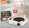 RAF Electric Single Burner Stove 1000W   Portable Electric Hot Plate with Non-Stick Surface   Adjustable Temperature Control &amp; Uniform Heat   Compact Electric Cooker for Home &amp; Travel