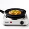 RAF Electric Single Burner Stove 1000W   Portable Electric Hot Plate with Non-Stick Surface   Adjustable Temperature Control &amp; Uniform Heat   Compact Electric Cooker for Home &amp; Travel