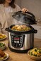RAF 6L Electric Pressure Cooker 1000W   LED Touch Digital Rice &amp; Pressure Cooker   One-Touch Presets with 24-Hour Appointment Timer   Multi-Function Electric Cooker &amp; Steamer