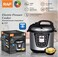 RAF 6L Electric Pressure Cooker 1000W   LED Touch Digital Rice &amp; Pressure Cooker   One-Touch Presets with 24-Hour Appointment Timer   Multi-Function Electric Cooker &amp; Steamer