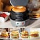 RAF Electric Burger Maker R666,  Electric Panini Press with Egg Ring, Non-Stick Plates, Cool Handle perfect for homemade burgers, sandwiches and more