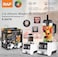 RAF 2-in-1 Electric Blender &amp; Grinder Set   2400W High-Power Blender with 2.5L Large Jar   20,000 RPM Mixer, Juicer &amp; Food Processor with Stainless Steel Blades   Low-Noise Portable Blender - White