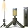Mytrix Rechargeable Camping Light,LED Lantern Portable LED Light Telescopic and Collapsible, Magnetic Base- Perfect for Adventure, Hiking, Camping, Live Streaming,Green