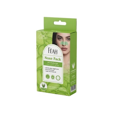 FEAH Aloe Vera Nose Strips - Gentle Blackhead Remover &amp; Pore Cleansing Strips
