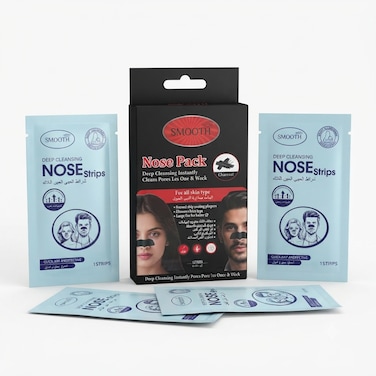 Feah Smooth Charcoal Nose Strips   Deep Pore Cleansing Strips