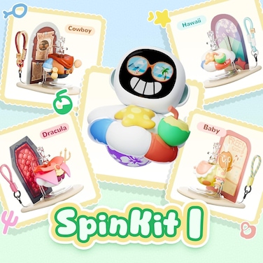 Energize Lab Eiliko Swappable Themed Bodies Spinkit 1 Baby/Dracula/Cowboy/Hawaii