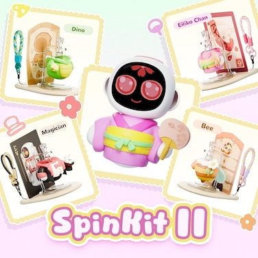 Energize Lab EilikoSwappable Themed Bodies  Spinkit 2 Dino/Magician/Bee/Eiliko Chan