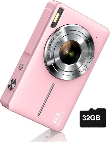 CAMKORY digital camera pink