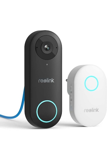 Reolink Video Doorbell PoE Camera &ndash; 180 Degree Diagonal, 2K IP Security Camera Outdoor with Chime