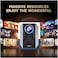 Portable Home Theater 4K Projector   Wi-Fi Bluetooth Android Mobile Screen LED TV Game Projector   Manual Focus HDMI/USB/AV/Remote Control with Angle Stand
