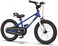 دراجة رويال بيبي للأطفال مقاس 16 بوصة EZ Freestyle - دراجة خفيفة الوزن للمبتدئين من نوع Balance-to-pedal للأولاد والبنات من سن 4 إلى 7 سنوات، تجميع بدون أدوات، تصميم معدني رياضي - أزرق داكن