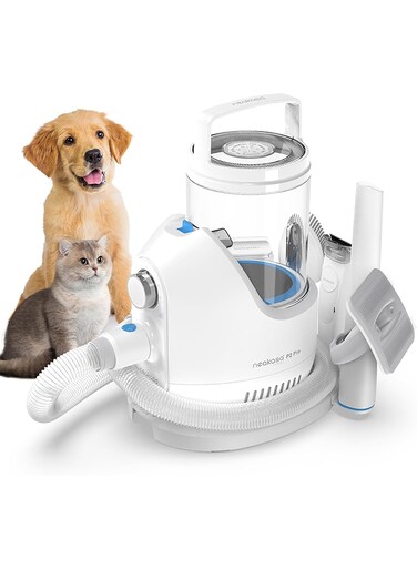Neakasa P2 Pro Dog Clipper with Vacuum Cleaner, Quiet Clipper, New Generation Pet Grooming Kit, Pet Hair Trimmer with 5 Care Tools for Dogs and Cats