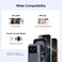 UGREEN Uno Power Bank with Built-in USB-C Cable 10,000mAh Portable Charger PD 30W Fast Charging Battery Pack with TFT Display for iPhone Gray
