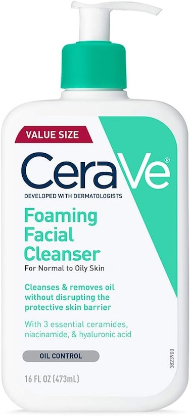 CeraVe CeraVe Foaming Facial Cleanser   Makeup Remover and Daily Face Wash for Oily Skin, 473 Ml
